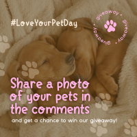 Love Your Pet Day Giveaway Linkedin Post Preview