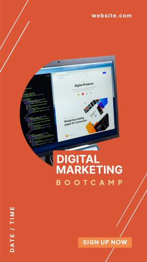Digital Marketing Bootcamp Instagram story