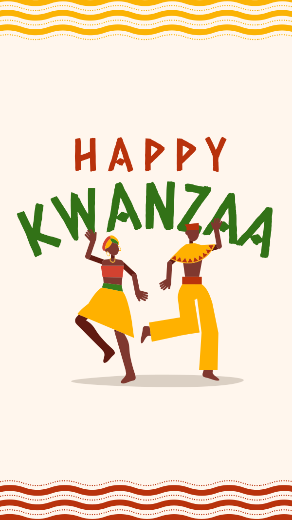 Kwanzaa Dance Instagram Story Design Image Preview