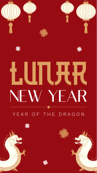 Lucky Lunar New Year Facebook story Image Preview