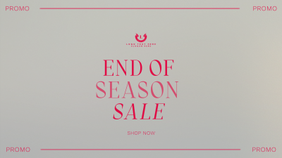 End of Season Aesthetic Facebook event cover Image Preview