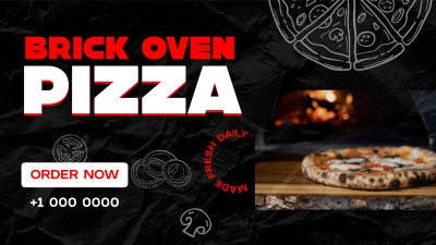 Delicious Homemade Pizza Facebook event cover Image Preview