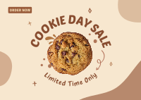 Cookie Day Sale Postcard Image Preview