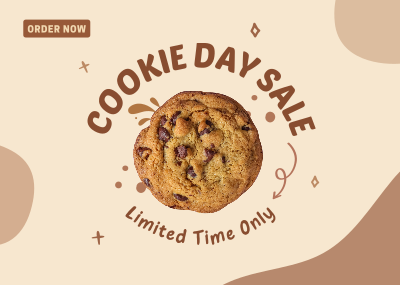 Cookie Day Sale Postcard Image Preview