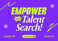 Hiring Talent Search Postcard Image Preview