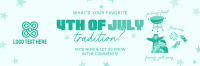 Quirky 4th of July Traditions Twitter header (cover) Image Preview
