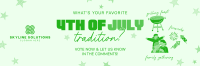 Quirky 4th of July Traditions Twitter Header Image Preview