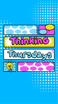 Comic Thinking Day Facebook story Image Preview