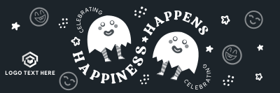 Happiness Is Contagious Twitter header (cover) Image Preview