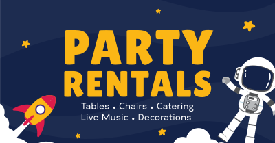 Kids Party Rentals Facebook ad Image Preview