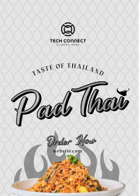 Authentic Pad Thai Flyer Design