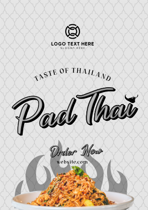 Authentic Pad Thai Flyer Image Preview