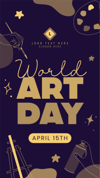 World Art Day Instagram reel Image Preview