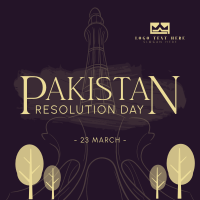 Pakistan Day Landmark Linkedin Post Image Preview