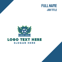 Soccer FC Club Business Card Design