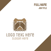 Brown Dog Chain Business Card Design