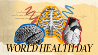 Vintage World Health Day Facebook Event Cover Design