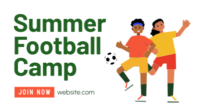 Summer Football Camp Facebook event cover Image Preview