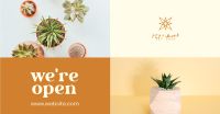 Plant Shop Opening Facebook Ad Image Preview