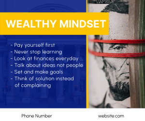 Wealthy Mindset Facebook post Image Preview