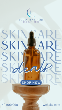 Minimalist Skincare Deals TikTok Video Design