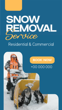 Snow Removers Facebook Story Design