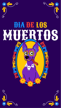 Day of the Dead Chupacabra YouTube Short Design
