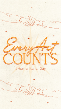 Humanitarian Day Doodles TikTok video Image Preview