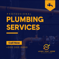 Plumbing Services Instagram Post Design