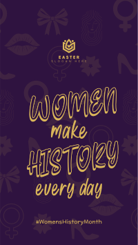 Women Make History Facebook story Image Preview