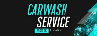 Cleaning Car Wash Service Facebook Cover Design