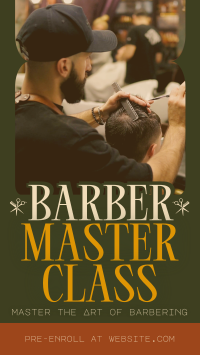 Retro Barber Masterclass TikTok Video Preview