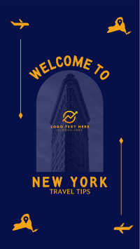 New York Travel  Facebook Story Design