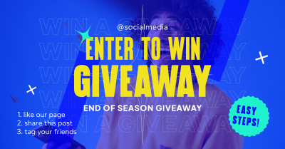 Enter Giveaway Facebook ad Image Preview