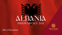 Albanian Independence Facebook Event Cover Image Preview