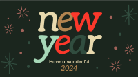 Abundant New Year Facebook Event Cover Design