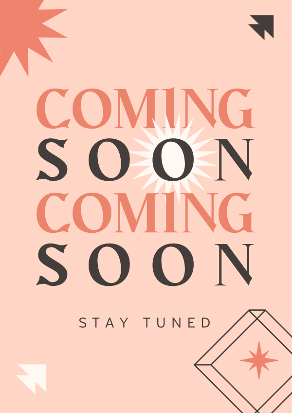 Trendy Coming Soon Flyer Design Image Preview