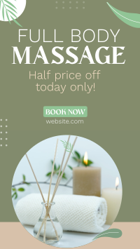 Massage Promo Instagram story Image Preview