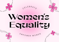Women Equality Day Postcard Image Preview