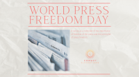 Press Freedom Facebook Event Cover Design