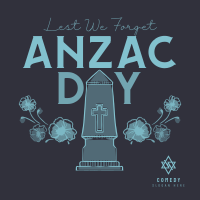 Remembering Anzac Day Instagram post Image Preview