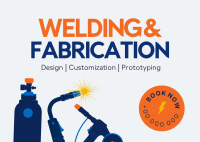 Welding & Fabrication Postcard Image Preview