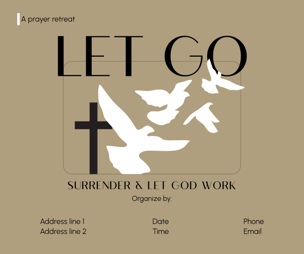 A Prayer Retreat Facebook Post Design Image Preview
