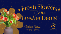 Fresh Flowers Sale Animation Image Preview