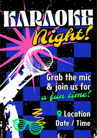 Pop Karaoke Night Flyer Image Preview