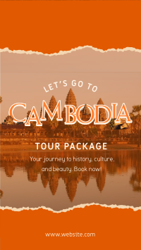 Cambodia Travel Instagram reel Image Preview
