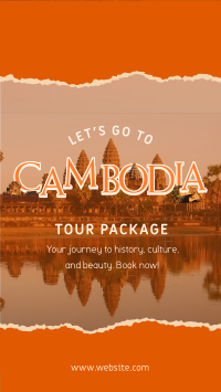 Cambodia Travel Instagram Reel Image Preview