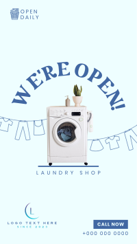 Laundry Washer Facebook Story Design