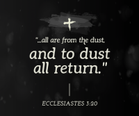 Ash Wednesday Verse Facebook Post Design