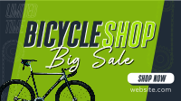 Bicycle Store Facebook Event Cover Design